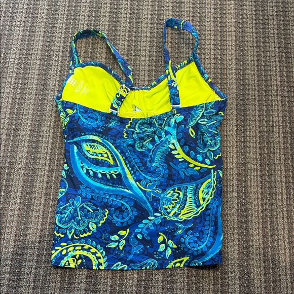 Title Nine Womens Swim Bikini - Blue and Yellow Paisley - Picture 6 of 6